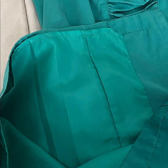 Merona Emerald Green Ruffled Top - Picture 4 of 4